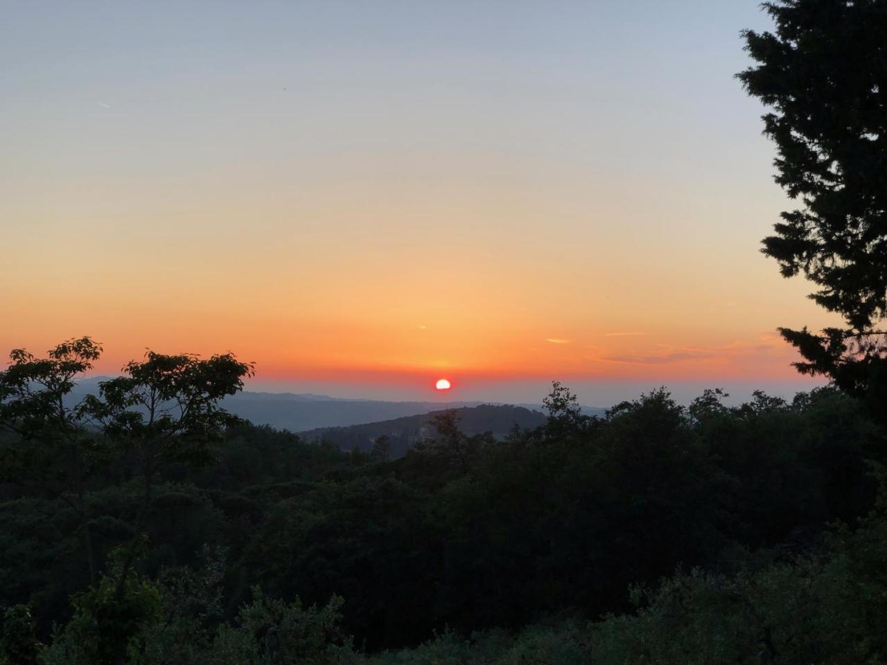 Вилла Poggio Al Sole Badia A Passigano Экстерьер фото